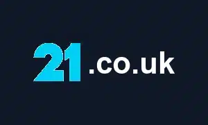 21.co.uk logo, Brits merk van LeoVegas Group