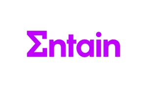 Logo van Entain, het moederbedrijf van BetCity