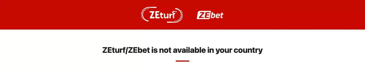 De eigen pagina van de aanbieder met beide merken in een balk